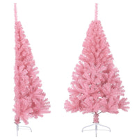 HKM-069907 Artificial Half Christmas Tree 150 cm with PVC Material and Steel Stand