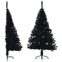 HKM-069907 Artificial Half Christmas Tree 150 cm with PVC Material and Steel Stand