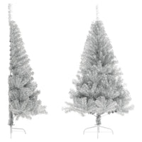 HKM-069907 Artificial Half Christmas Tree 150 cm with PVC Material and Steel Stand