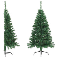 HKM-069907 Artificial Half Christmas Tree 150 cm with PVC Material and Steel Stand