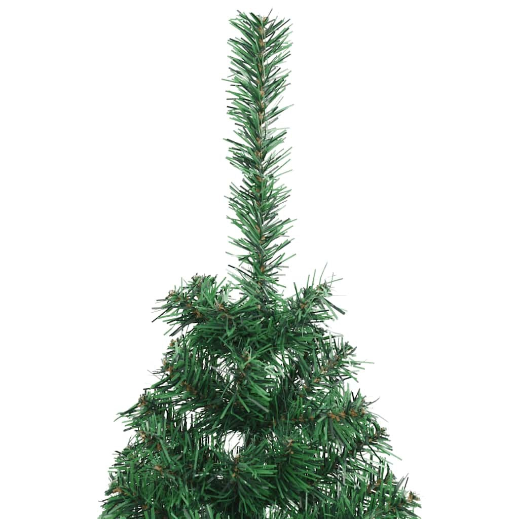 HKM-069907 Artificial Half Christmas Tree 150 cm with PVC Material and Steel Stand