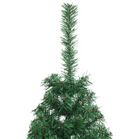 HKM-069907 Artificial Half Christmas Tree 150 cm with PVC Material and Steel Stand