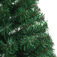 HKM-069907 Artificial Half Christmas Tree 150 cm with PVC Material and Steel Stand