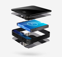 HKM-069971 10,000mAh Compact Mini Power Bank with Alloy Shell - Universal Mobile Charging