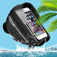 HKM-070163 Bicycle Cell Phone Holder with Waterproof Zipper and Anti-Reflection Design