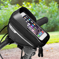 HKM-070163 Bicycle Cell Phone Holder with Waterproof Zipper and Anti-Reflection Design