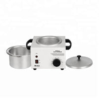 HKM-070291 Single Furnace Wax Machine - 500ML Capacity, Adjustable Temperature 60-80°C, Non-Slip Rubber Feet, Removable Wax Pot, Ideal for Whole Body Hair Removal