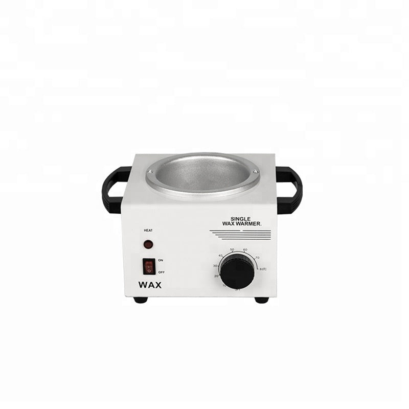 HKM-070291 Single Furnace Wax Machine - 500ML Capacity, Adjustable Temperature 60-80°C, Non-Slip Rubber Feet, Removable Wax Pot, Ideal for Whole Body Hair Removal