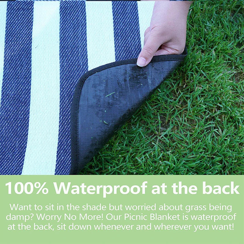 KTX-070291 Waterproof Large Outdoor Folding Blanket for Beach and Camping