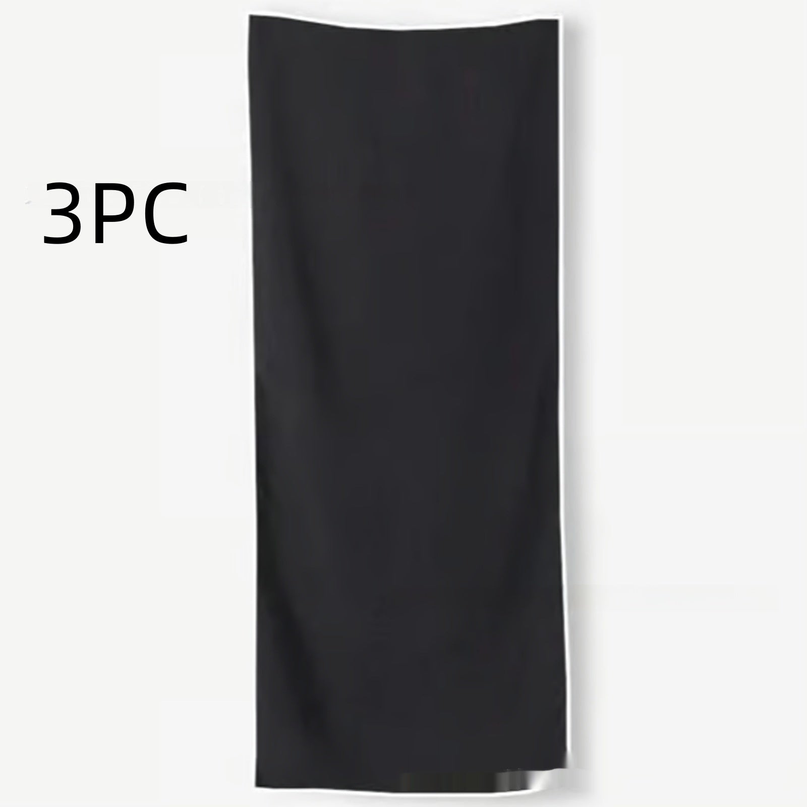 HKM-070355 Magnetic Nylon Bath Towel for Outdoor and Beach Use - Available in Black Gray, Army Green, and White