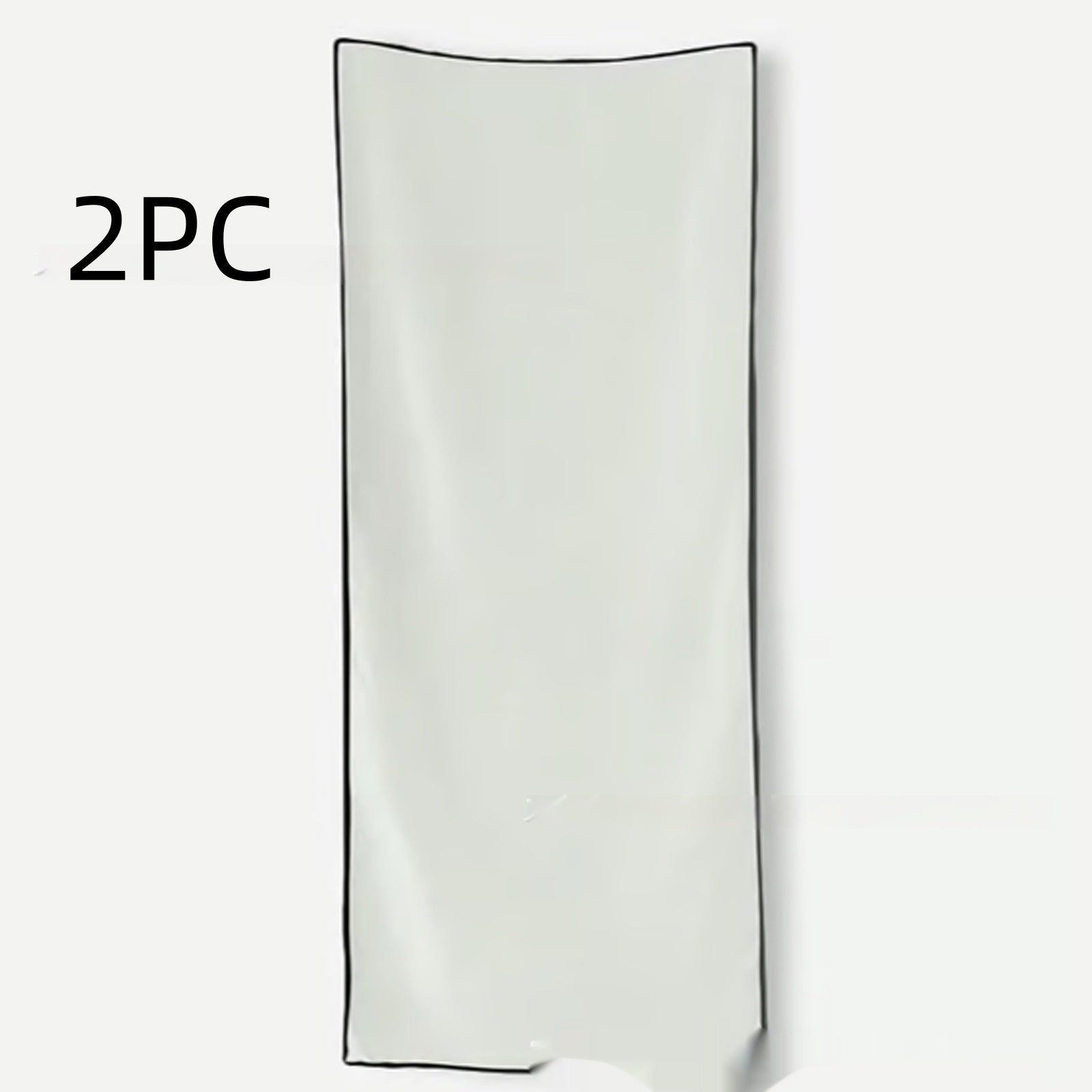 HKM-070355 Magnetic Nylon Bath Towel for Outdoor and Beach Use - Available in Black Gray, Army Green, and White