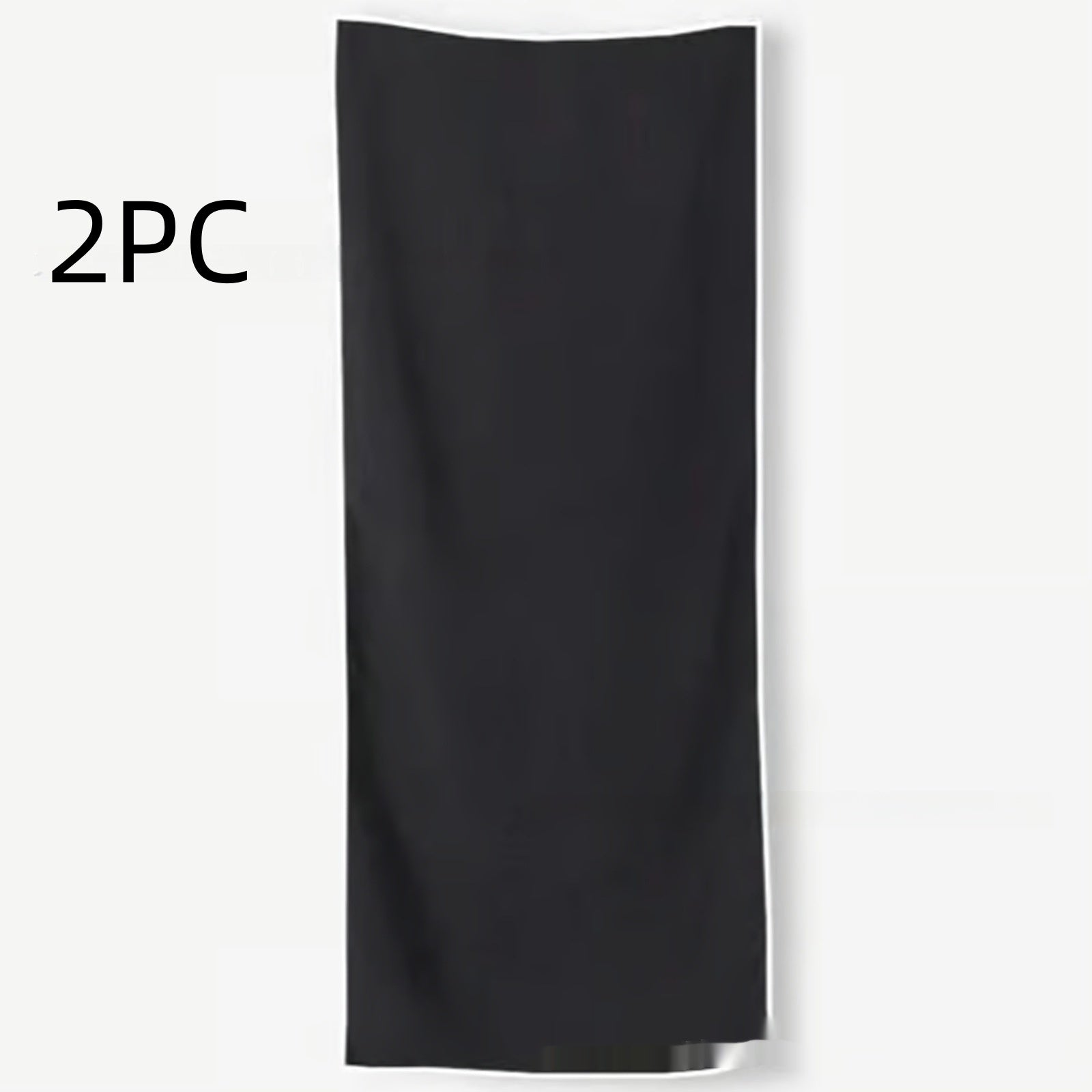 HKM-070355 Magnetic Nylon Bath Towel for Outdoor and Beach Use - Available in Black Gray, Army Green, and White