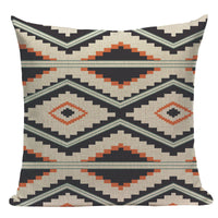 HKM-070483 Hemp-Blend Pillowcase for Home Decor - 45x45cm, Polyester Cotton Linen