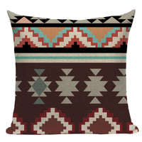 HKM-070483 Hemp-Blend Pillowcase for Home Decor - 45x45cm, Polyester Cotton Linen