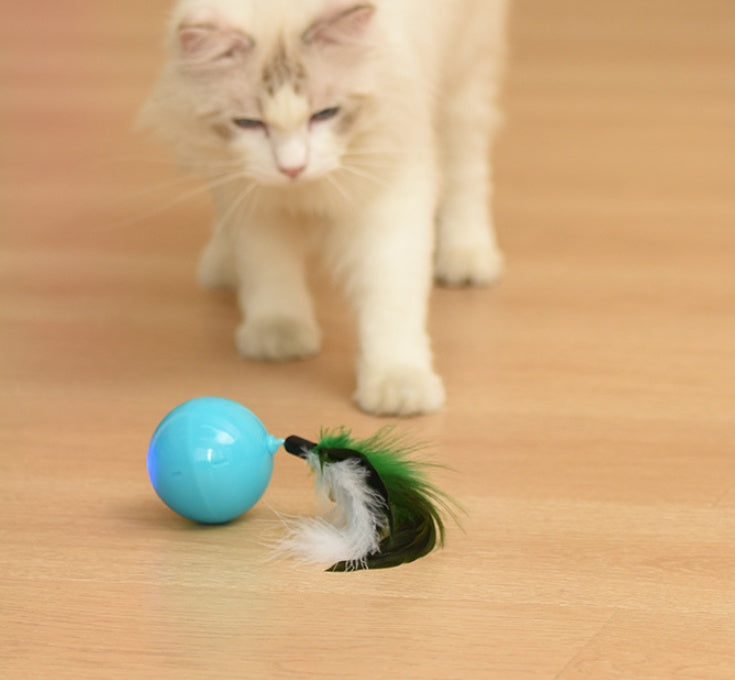 HKM-070547 Teaser Cat From High Cat Ball Charging Multi-mode