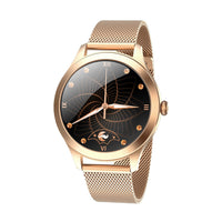 HKM-070611 Slim Women's Smart Watch with Fine Steel Strap - Stylish and Elegant Design