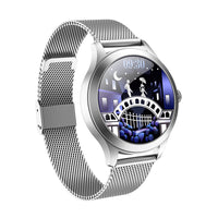 HKM-070611 Slim Women's Smart Watch with Fine Steel Strap - Stylish and Elegant Design