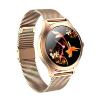HKM-070611 Slim Women's Smart Watch with Fine Steel Strap - Stylish and Elegant Design