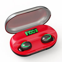 HKM-070675 Bluetooth 5.0 Wireless Stereo Headset with LED Digital Display and Voice Control