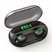 HKM-070675 Bluetooth 5.0 Wireless Stereo Headset with LED Digital Display and Voice Control