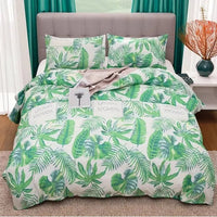 HKM-070739 Spring Milan 3-Piece Quilt Set, Queen Size in Elegant Design