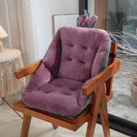HKM-070995 Plush Solid Color Office Chair Cushion for Long Hours of Comfort