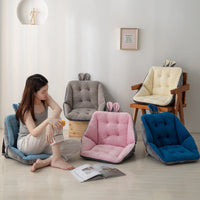 HKM-070995 Plush Solid Color Office Chair Cushion for Long Hours of Comfort