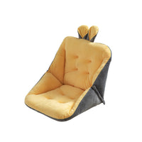 HKM-070995 Plush Solid Color Office Chair Cushion for Long Hours of Comfort