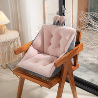 HKM-070995 Plush Solid Color Office Chair Cushion for Long Hours of Comfort