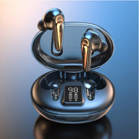 HKM-070995 Wireless Sports In-Ear Headphones with Digital Display and Portable Charging Compartment