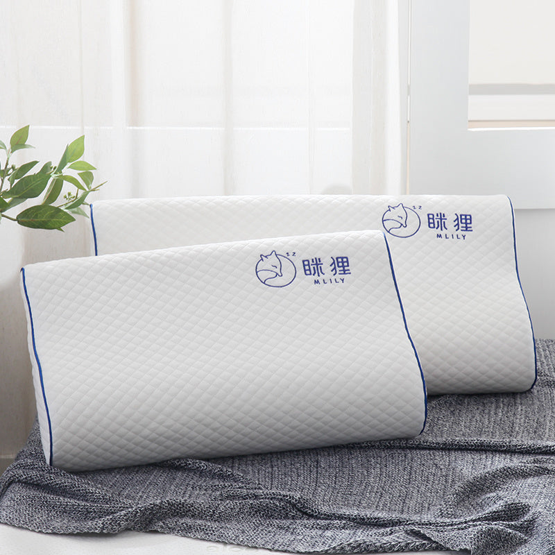 HKM-071059 Dual-Purpose Memory Foam Pillow for Enhanced Neck Support and Comfortable Sleep