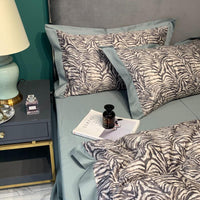 HKM-071251 Long-Staple Cotton Digital Printed Bedding Set - Four Pieces in Pink Floral Design