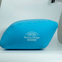 HKM-071315 Leg Lift Pillow in Blue - Ultra-Luxurious Egyptian Cotton with 300 Thread Count - 10x16x20 Inches