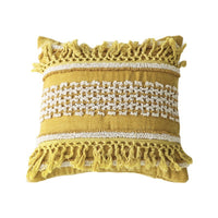 HKM-071379 Bohemian Ethnic Style Handmade Embroidery Cushion Cover for Home Sofa Decoration