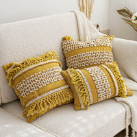 HKM-071379 Bohemian Ethnic Style Handmade Embroidery Cushion Cover for Home Sofa Decoration
