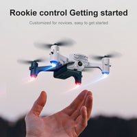 HKM-071443 Foldable 4DRC V15 RC Drone with 6K Dual Camera, Ideal for Beginners, 2 Batteries Included, Real-Time FPV Video