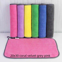 HKM-071507 Thick Microfiber Absorbent Cleaning Rags for Streak-Free Glass Shine