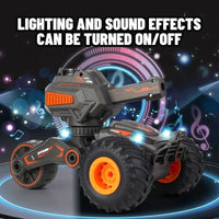 HKM-071507 Water Bomb Remote Control Stunt Car Toy with Gel Blaster for Kids - 2-in-1 Electric RC Truck