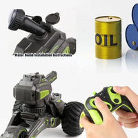 HKM-071507 Water Bomb Remote Control Stunt Car Toy with Gel Blaster for Kids - 2-in-1 Electric RC Truck