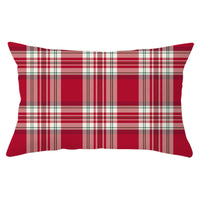 HKM-071635 Christmas-Themed Linen Backrest Pillowcase, 30x50cm, Polyester Fabric, Mixed Color Design