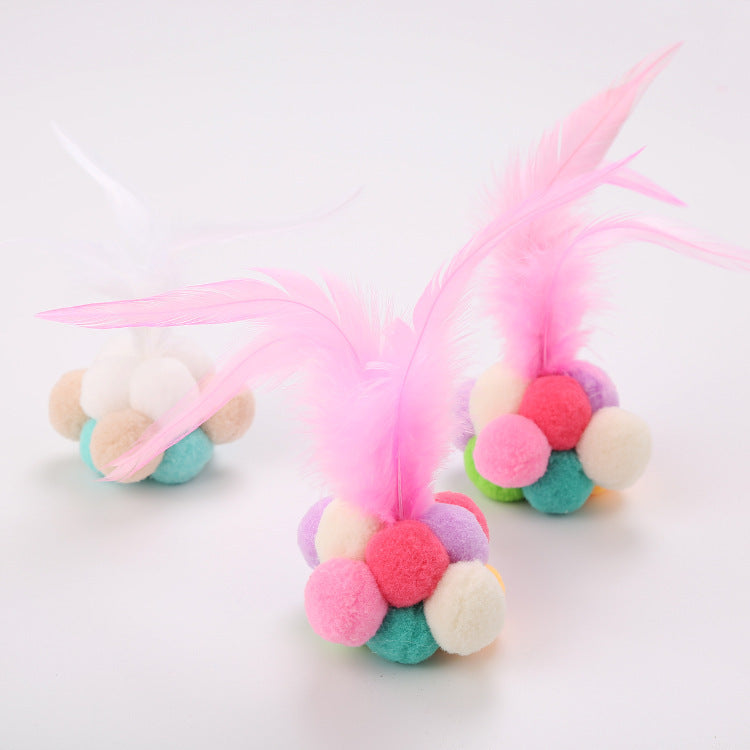 HKM-071699 Cat toy feather