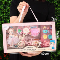HKM-071763 Fantasy Princess Doll Set for Kids - Multi-Style Playhouse Toy Gift Box