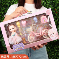 HKM-071763 Fantasy Princess Doll Set for Kids - Multi-Style Playhouse Toy Gift Box