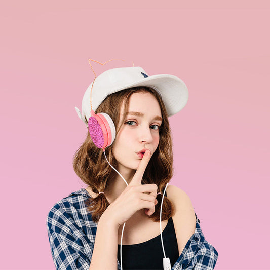 HKM-071763 Personalized Wired Headphones with Microphone, 20-20k Hz Frequency Range, 32 Ω Impedance