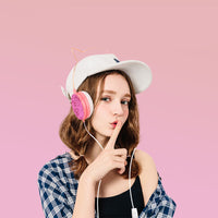 HKM-071763 Personalized Wired Headphones with Microphone, 20-20k Hz Frequency Range, 32 Ω Impedance