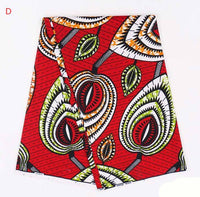 HKM-071763 Vibrant 100% Cotton African Wax Fabric - 6 Yards (5.5 Meters) Uncut