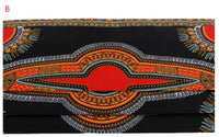 HKM-071763 Vibrant 100% Cotton African Wax Fabric - 6 Yards (5.5 Meters) Uncut