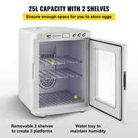 HKM-071891 Digital Reptile Egg Incubator with Precise Temperature Control and 25L Capacity for Small Reptiles