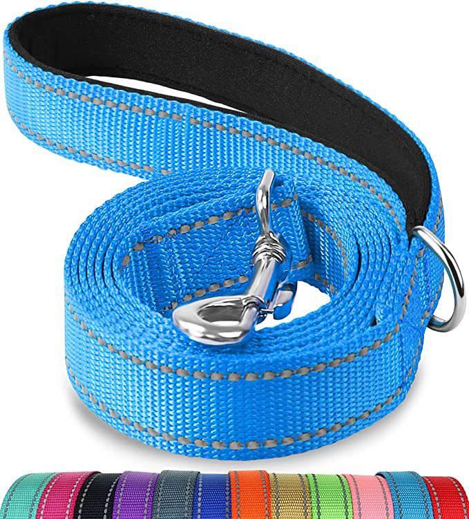 HKM-071891 Reflective Dog Leash with Comfortable Hand Grip - Available in Multiple Colors