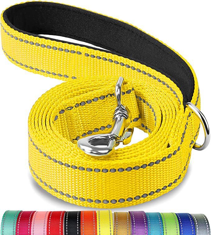 HKM-071891 Reflective Dog Leash with Comfortable Hand Grip - Available in Multiple Colors